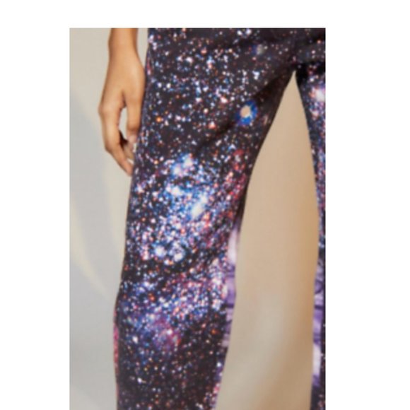 Urban Outfitters | BDG High Waisted Cowboy Jeans Space Print Straight-Leg - Picture 4 of 13
